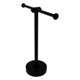 thumbnail image 1 of Vanity Top 2 Arm Guest Towel Valet - Matte Black, 1 of 2
