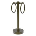 thumbnail image 1 of Vanity Top 2 Towel Ring Guest Towel Valet - Antique Brass / Smooth, 1 of 11