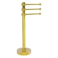 thumbnail image 1 of Vanity Top 3 Swing Arm Guest Towel Holder with Groovy Accents - 973G-PB, 1 of 2