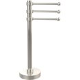 thumbnail image 1 of Vanity Top 3 Swing Arm Guest Towel Valet - Polished Nickel / Grooved, 1 of 2