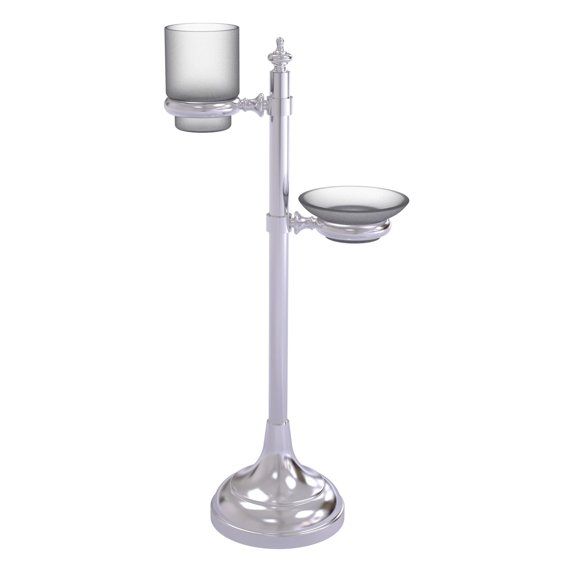 Vanity Top Multi-Accessory Ring Stand - Satin Chrome