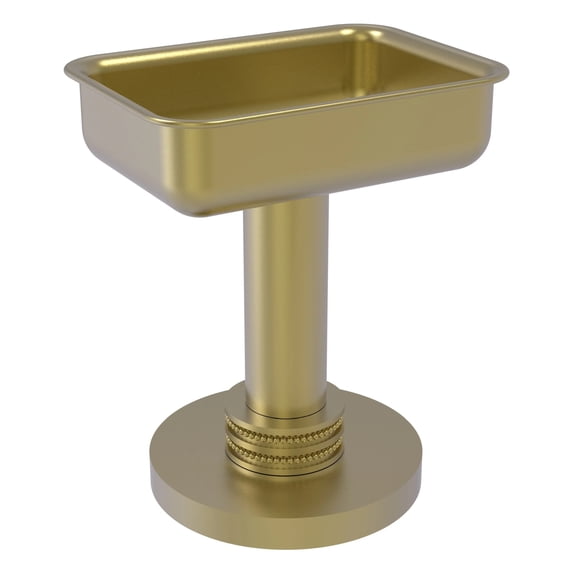 Vanity Top Soap Dish with Dotted Accents (Build to Order)