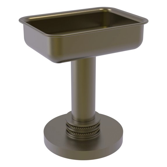 Vanity Top Soap Dish with Dotted Accents (Build to Order)
