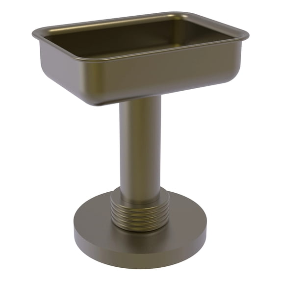 Vanity Top Soap Dish with Groovy Accents (Build to Order)