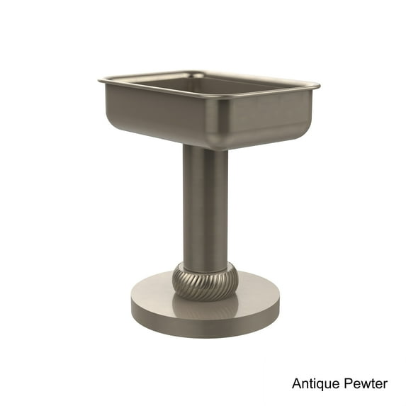 Vanity Top Soap Dish with Twisted Accents (Build to Order)