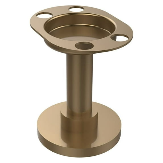 Allied Brass 955-BBR Vanity Top Tumbler and Toothbrush Holder, Brushed Bronze