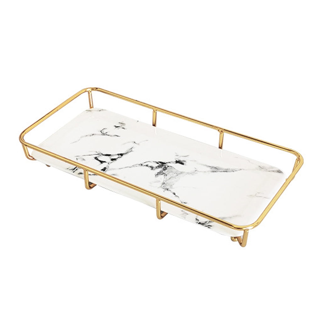 Vanity Tray Makeup Organizer Cosmetics Storage Bathroom Skincare