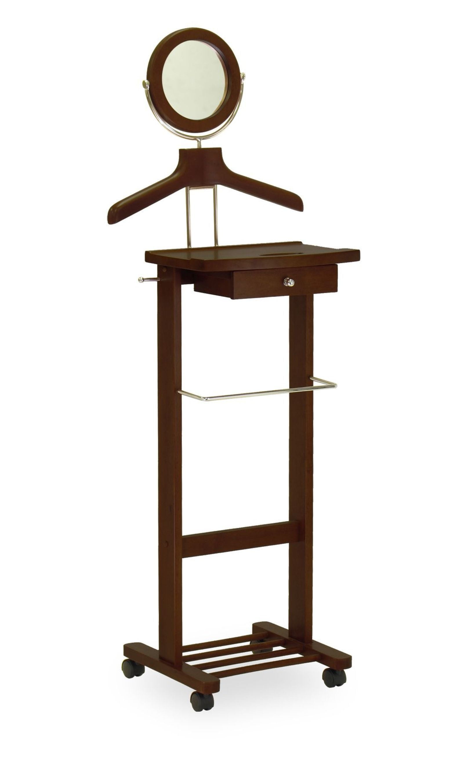 Vanity Valet Stand – Freestanding Clothing Valet with Hanger and ...