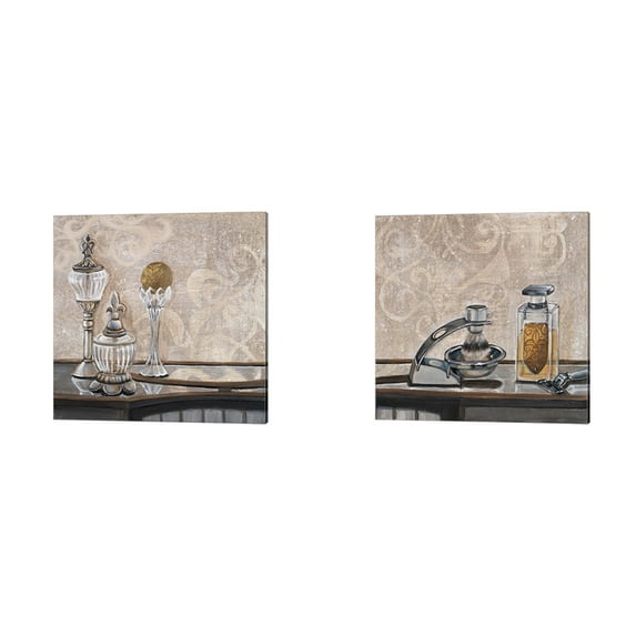 Vanity by Hakimipour Ritter Canvas Art Set of 2 14 inch X 14 inch Each