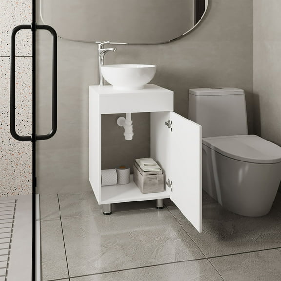 Vanity for Sink Tacna 18" Wide, One Door