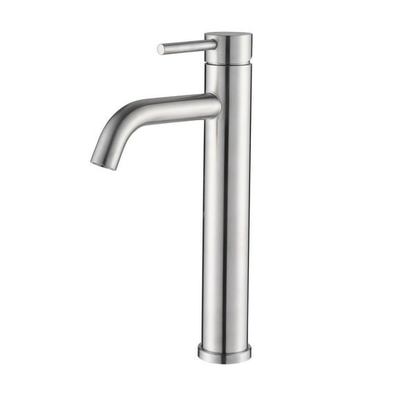 Vanityfair Modern Single Hole Bathroom Vessel Sink Faucet Brushed Nickel Brushed