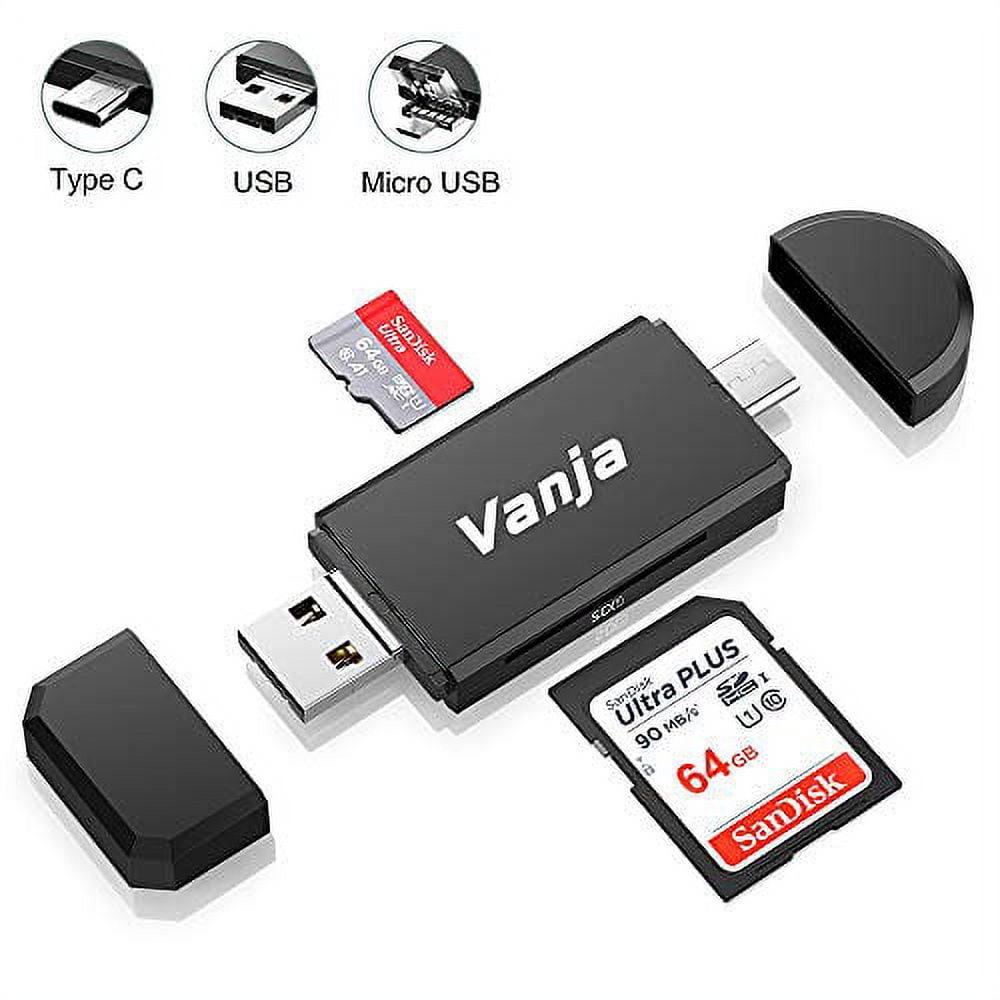 USB Micro SD Card Adapter,ZIYUETEK Aluminum USB 3.0 Portable Memory Card  Reader Adapter for PC,Micro SDHC,Micro SDXC/TF Card Reader Adapter
