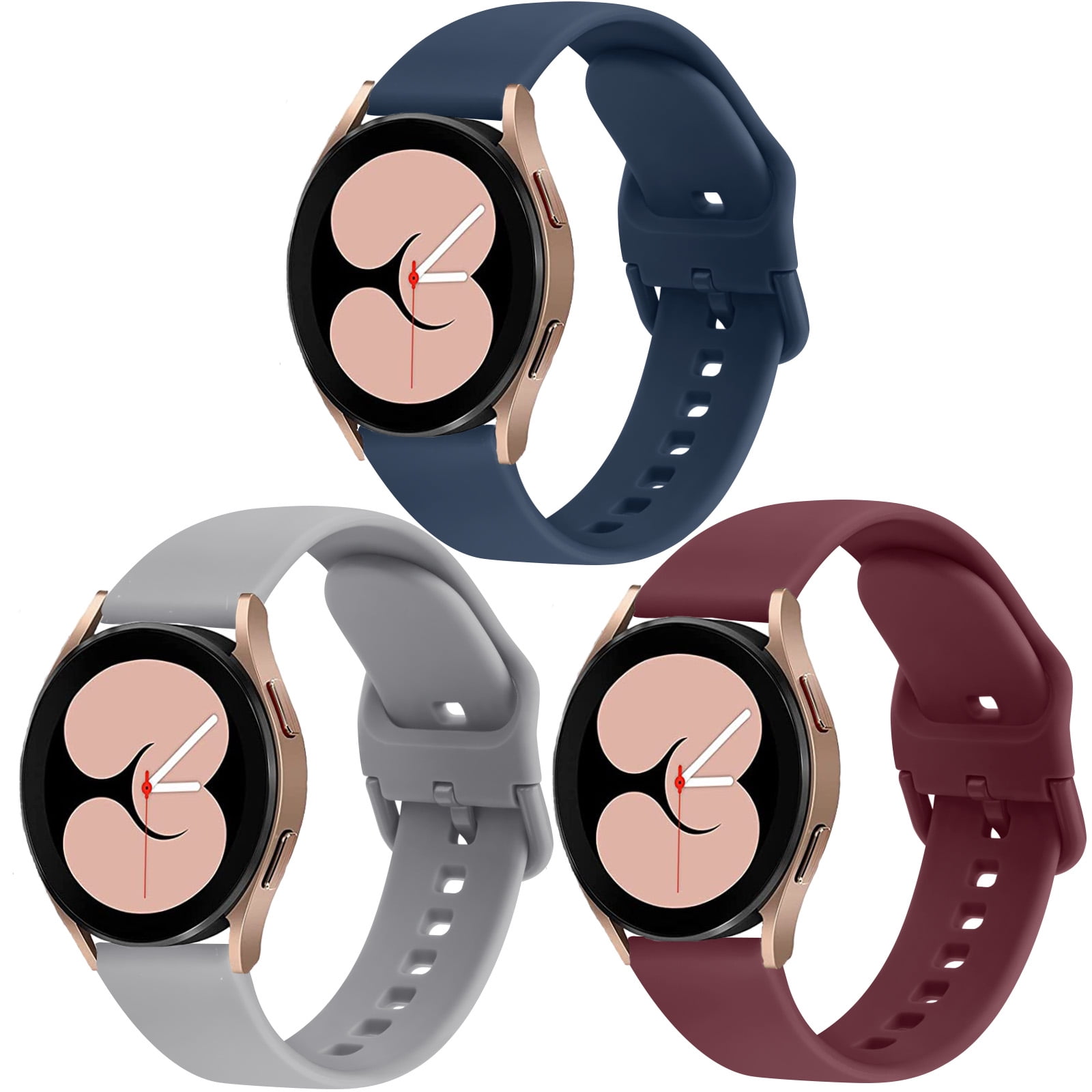 Samsung Galaxy Watch 4 Two Tone Band, Silicone Strap, Silicone Band