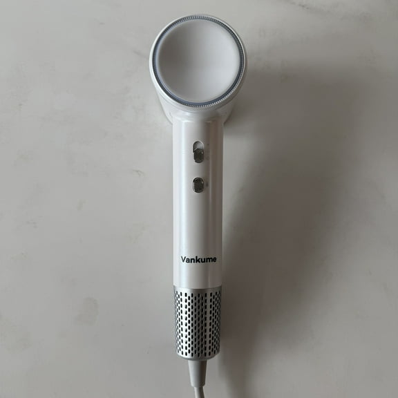 Vankume Hair Dryer,Ionic Hair Blow Dryer with Diffuser for Curly Hair, 1500W High-Speed Brush-less Motor Corded with 150,000 RPM, Fast Drying Low Noise Thermal