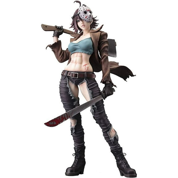 Vanlemn 7.48 Inches Horror Bishoujo Jason Voorhees Freddy Krueger 2nd Edition PVC Action Figure Anime Figure Collectible Doll Gift Jason