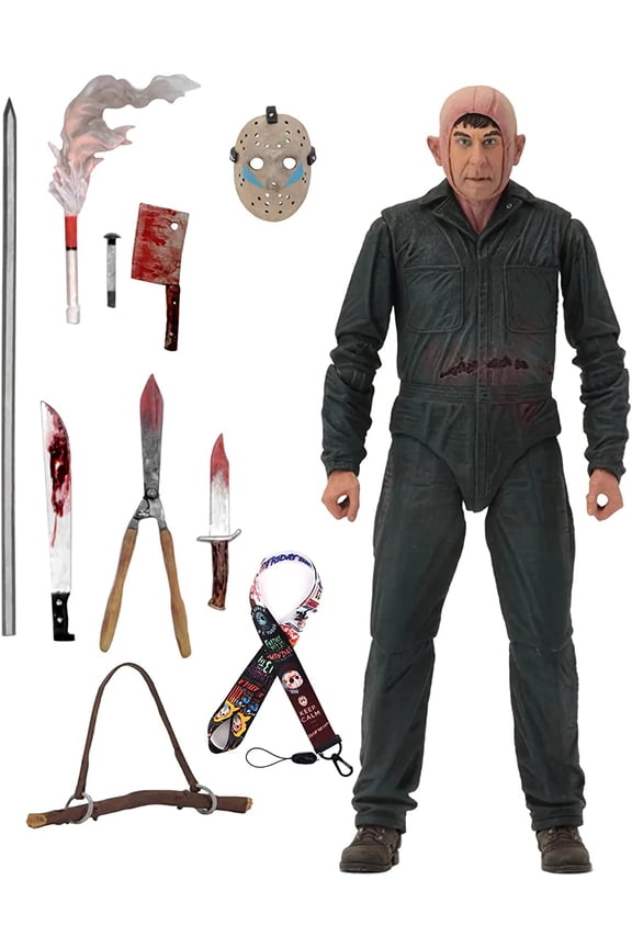 Friday Series of Horror Movies, Jason Part 5 Special Edition,Ultimate Roy Burns Action Figures, 7in Scale Horror Film Classic Doll Toys Gift