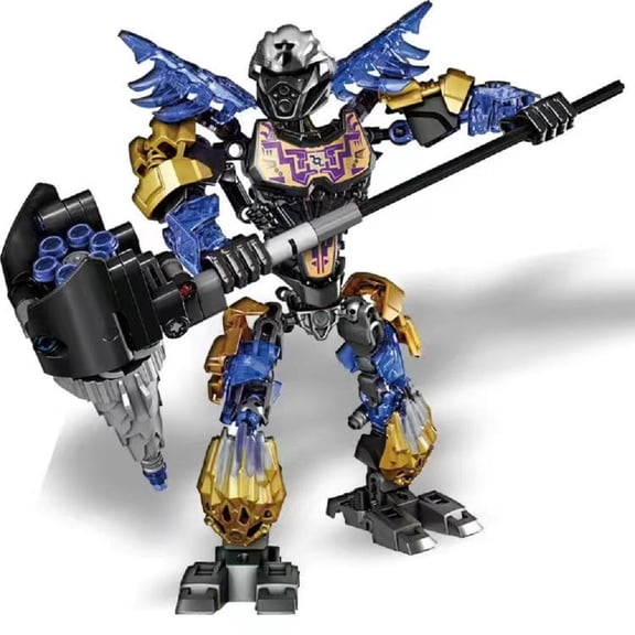 Vanlemn Xsz 611-2 Biochemical Warrior Bioniclemask Light Bionicle Lava Monster Hunter Block Compatible Bionicle Toys Without Original Box