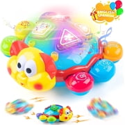 Vanmor Baby Toys 12 to 18 Months Einstein Musical Toy, Infant Crawling Walking Toy for 12-24 Months, Bilingual Toys Spanish English Learning Educational Montessori Toys for 1 Year Old Girl Boy