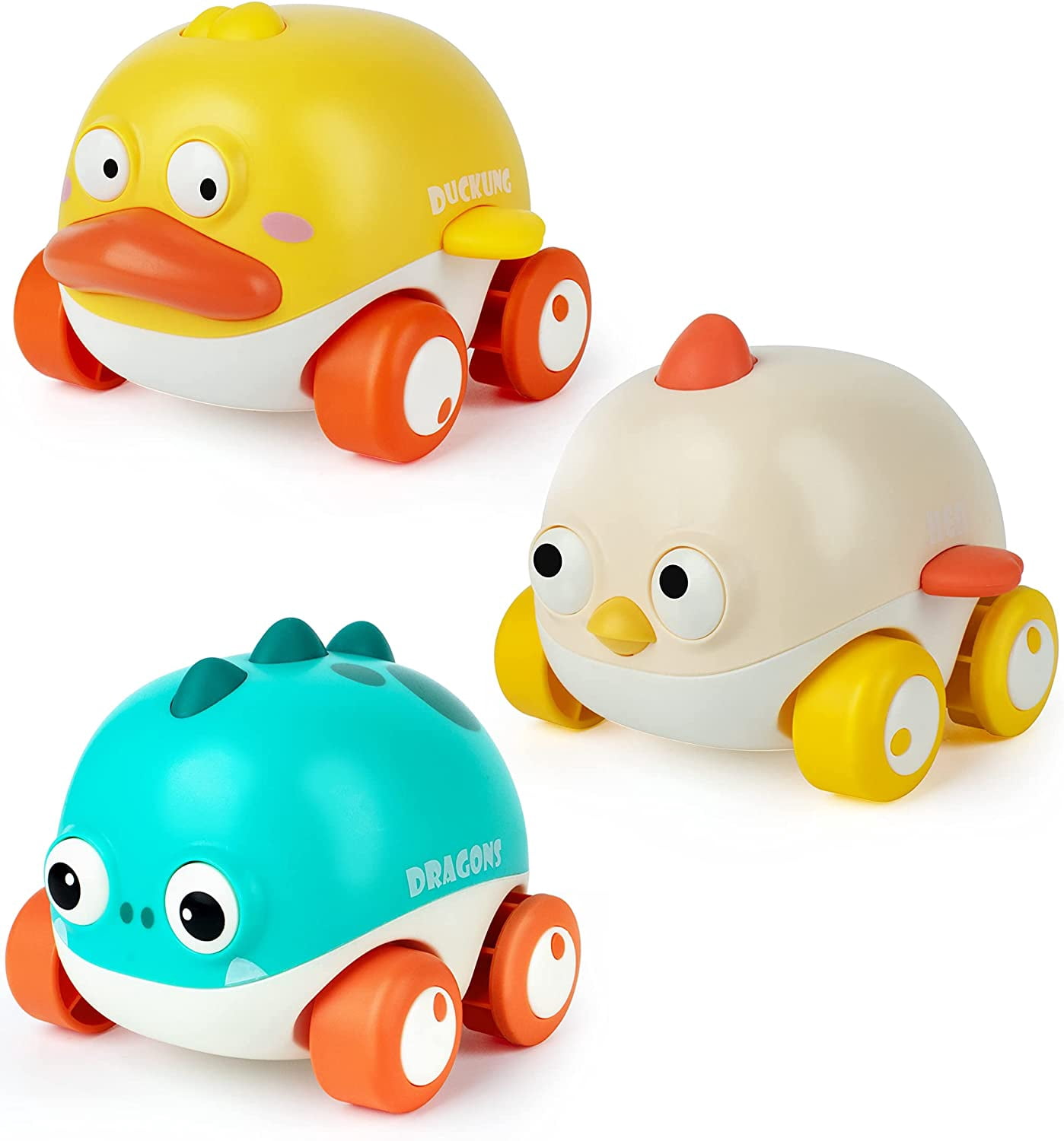 Vanmor Cute Car Toys for 1 Year Old Boy, Baby Boy Toys 24 to 36 Months