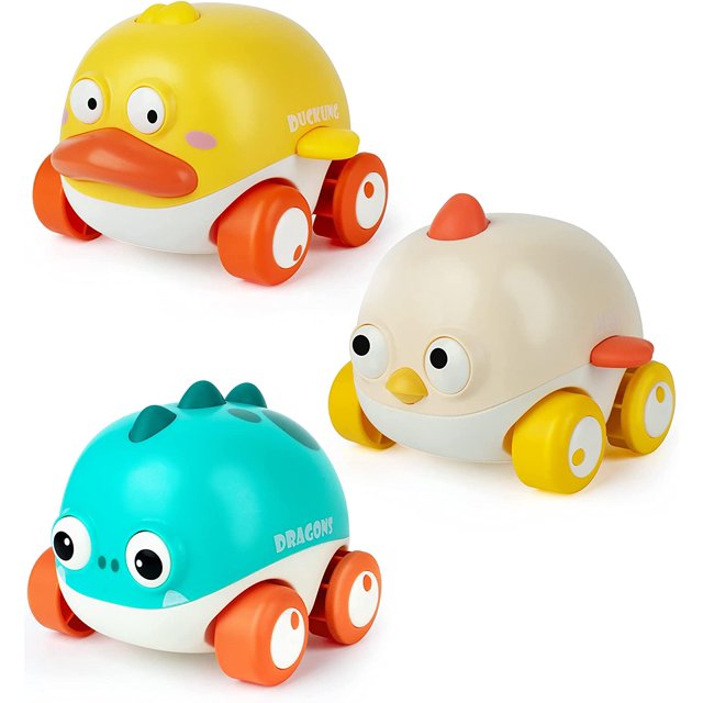 Vanmor Cute Car Toys for 1 Year Old Boy, Baby Boy Toys 24 to 36 Months