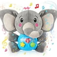 thumbnail image 1 of Vanmor Plush Elephant Musical Baby Toys 6 to 12 Months, Cute Stuffed Animal Light Up Baby Toys 0 3 6 9 12 Months, Newborn Baby Musical Toys Gifts for Infant Babies Boys Girls Toddlers 0 to 36 Months, 1 of 7