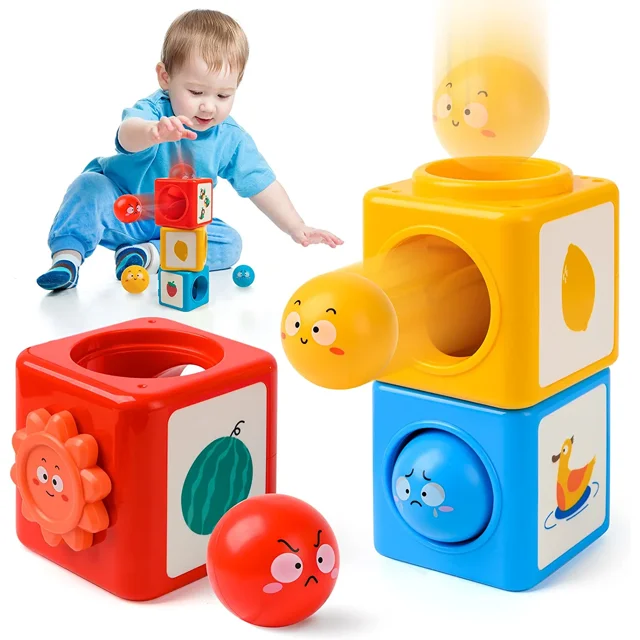 Vanmor Stacking & Sorting Toys for 13 Year Old Educational Blocks