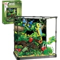 thumbnail image 1 of VannMold 7021 Tropical Rainforest Miniature Landscape Kit, Creative Natural Landscape Building Block Model, 1358 Pieces Clamp Building Blocks, DIY Gifts for Adults Children 14+, 1 of 1