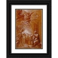 thumbnail image 1 of Vanni, Francesco 23x32 Black Ornate Wood Framed with Double Matting Museum Art Print Titled - The Nativity, 1 of 4