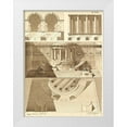thumbnail image 1 of Vannini, Giuseppe 15x18 White Modern Wood Framed Museum Art Print Titled - Plate 56 for Elements of Civil Architecture, ca. 1818-1850, 1 of 4