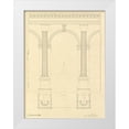 thumbnail image 1 of Vannini, Giuseppe 19x24 White Modern Wood Framed Museum Art Print Titled - Plate 28 for Elements of Civil Architecture, ca. 1818-1850, 1 of 4