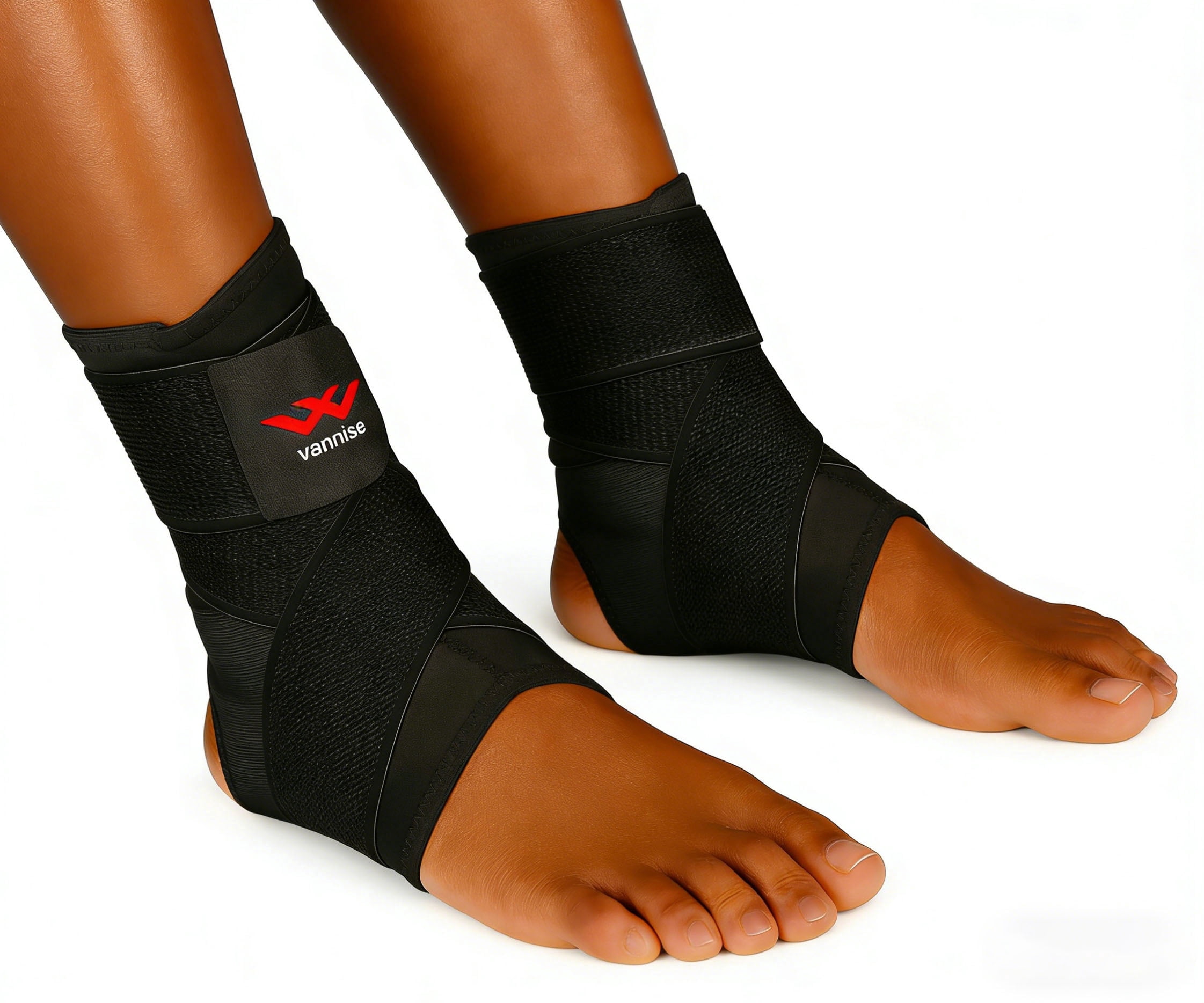 Vannise Ankle Brace for Men & Women - Adjustable, Breathable Stabilizer with Superior Support. Ideal for Sprains, Preventing Injuries in Athletic Sports