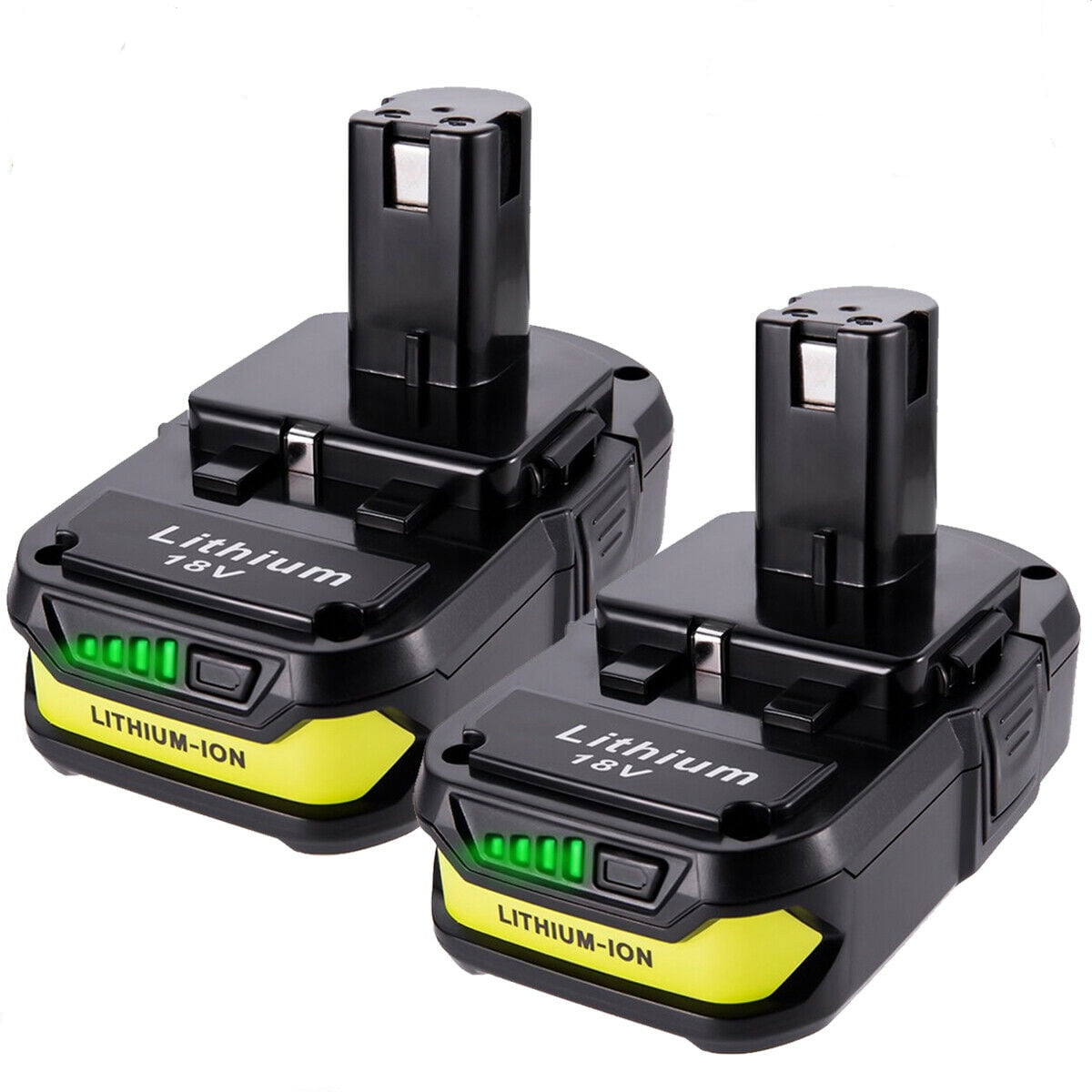 Vanon 2Pack 3.6Ah 18Volt P102 Lithium-Ion P108 Battery For Ryobi 18V One+ Plus P104 P109