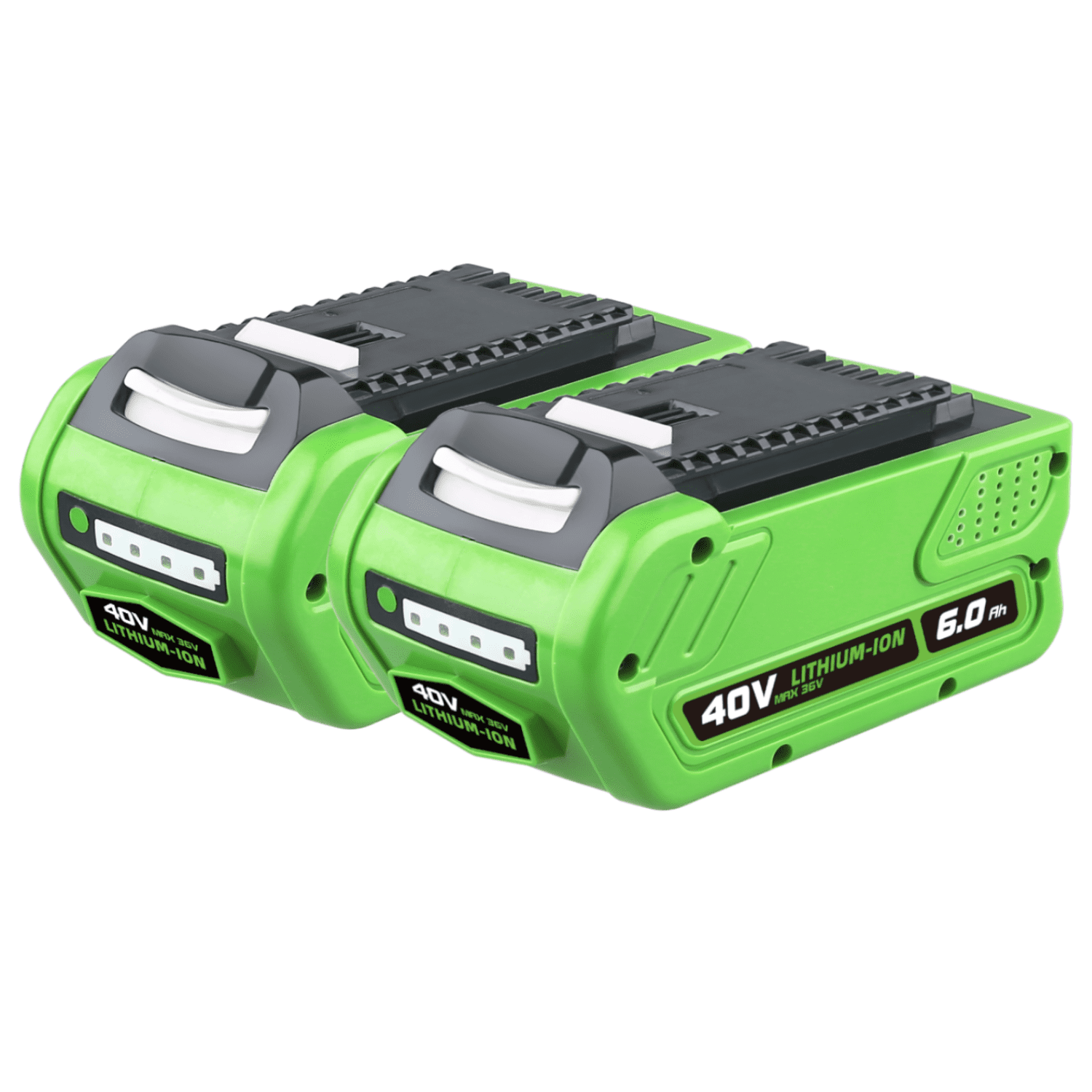 Greenworks 40V Lithium Replacement Battery, 2-Pack, Model