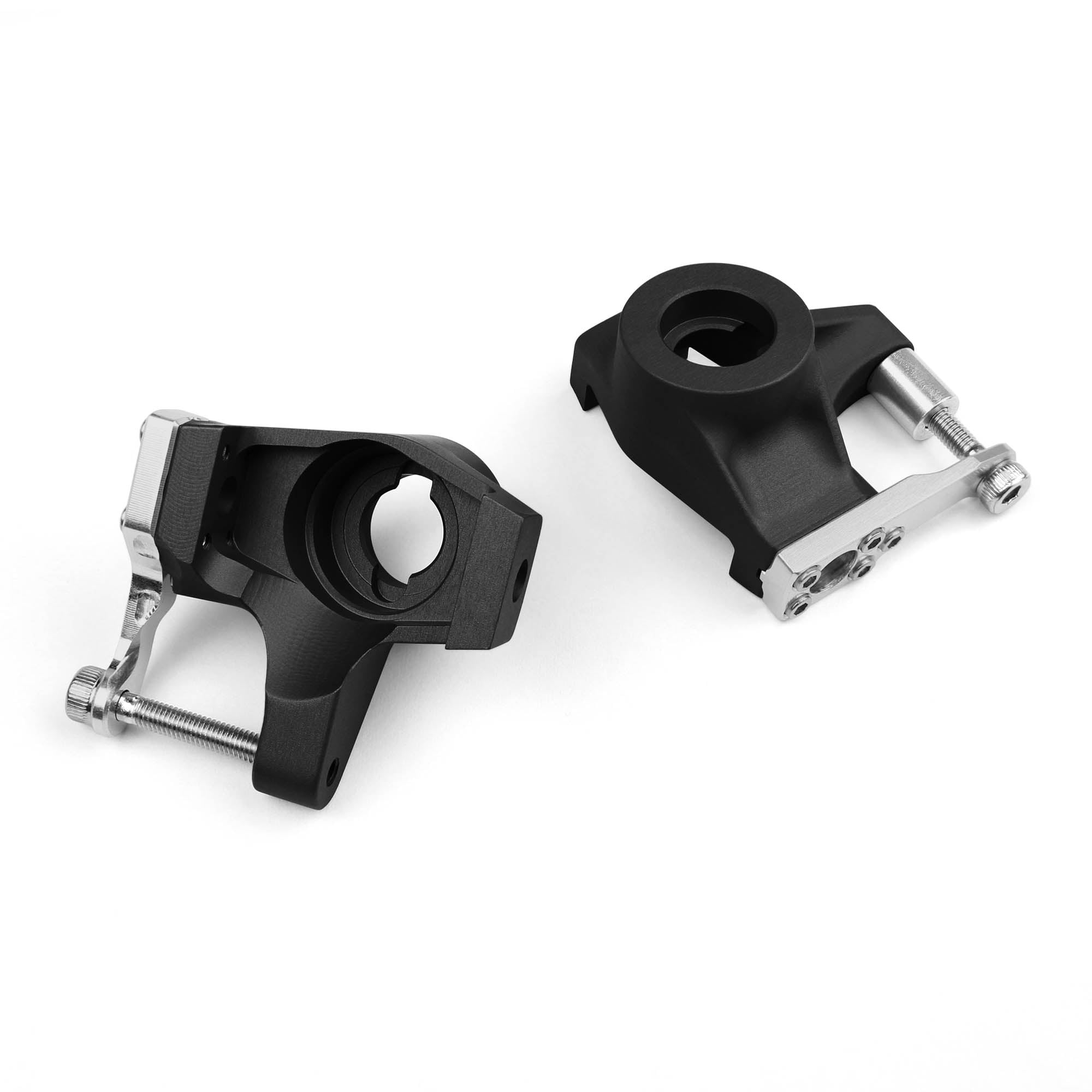 Vanquish Products Aluminum Scale Knuckles For Axial Wraith - Clear Anodized, Dual-Shear Steering Arms - View #2