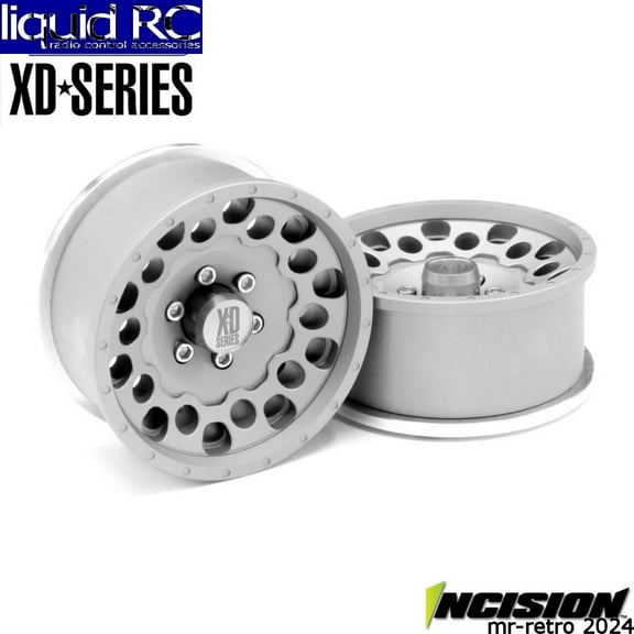 Vanquish Products Incision  1.9 XD129 Holeshot Clear Anodized VPSIRC00331 Electric Car/Truck Option Parts