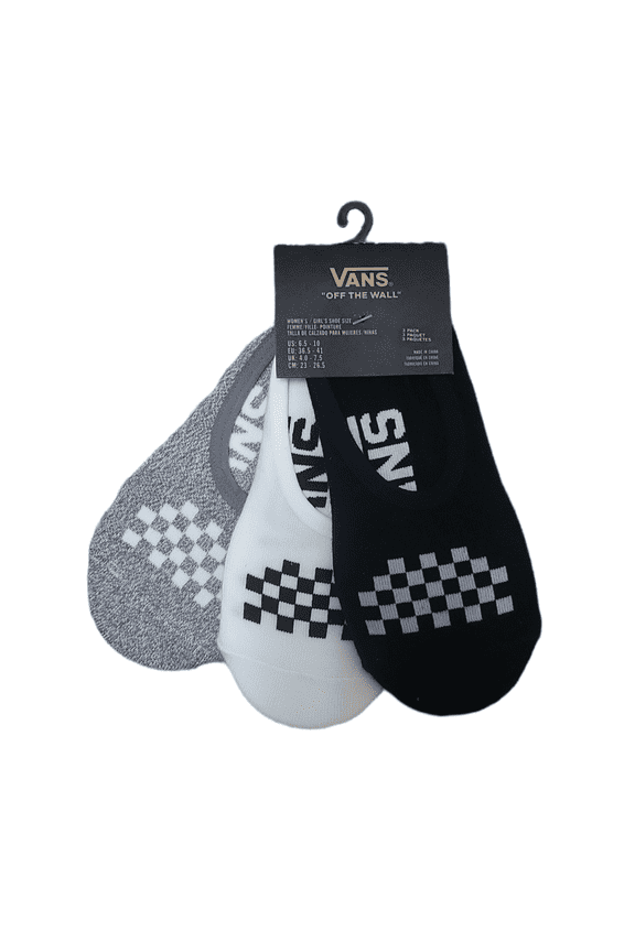 3 Pack Check Liner Womens Socks Multi, 9