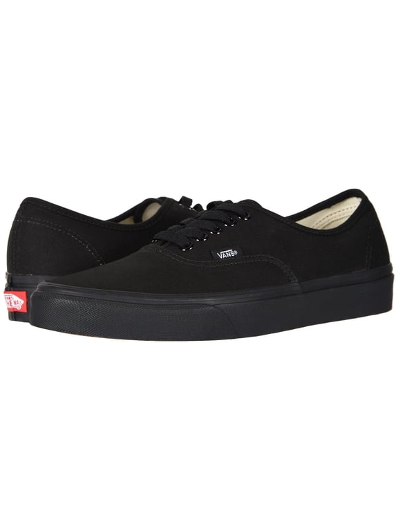 Authentic All Black / Black Men's Classic Canvas Unisex Shoes