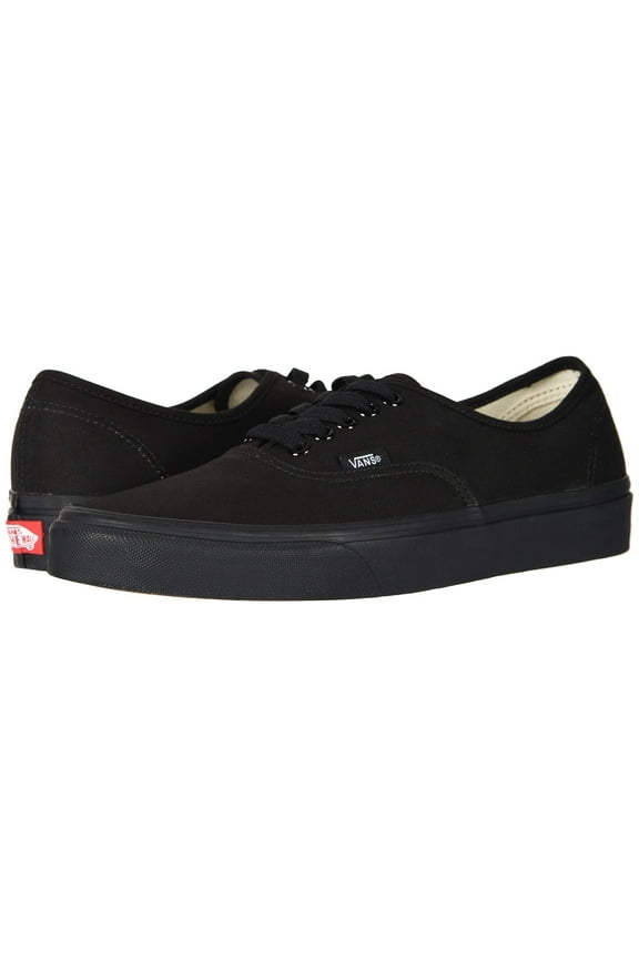 Authentic All Black / Black Men's Classic Canvas Unisex Shoes