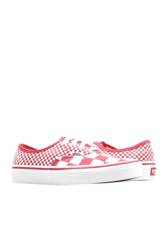 Authentic 'Mix Checker' Men's Shoes Chili Pepper-True White vn0a38em-vk5
