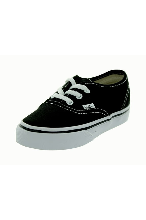 Authentic Toddler Black / White Classic Canvas Shoes
