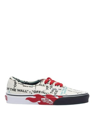 Womens vans store with flames