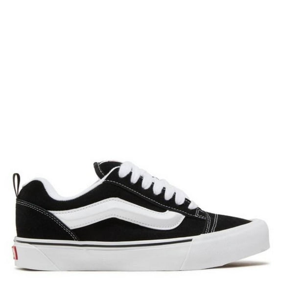 VANS U KNU SKOOL UNISEX SNEAKERS - BLACK - Black / True White / Men 6 / Women 7.5 / Medium