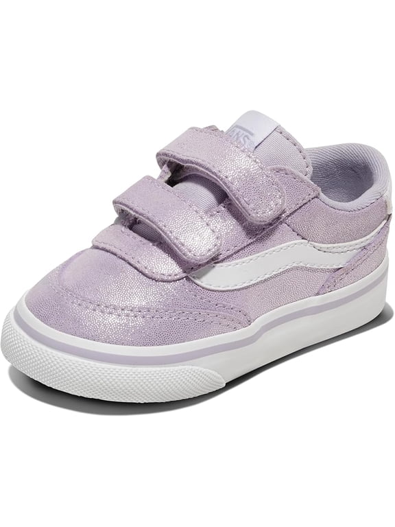 TODDLER BROOKLYN LS V SHOE FOIL SUEDE EVENING HAZE SIZE 5T