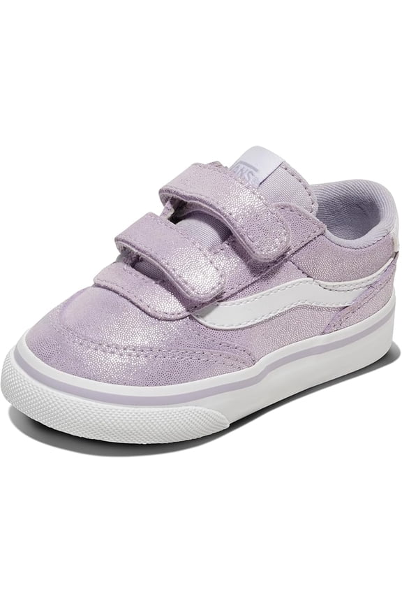 TODDLER BROOKLYN LS V SHOE FOIL SUEDE EVENING HAZE SIZE 5T