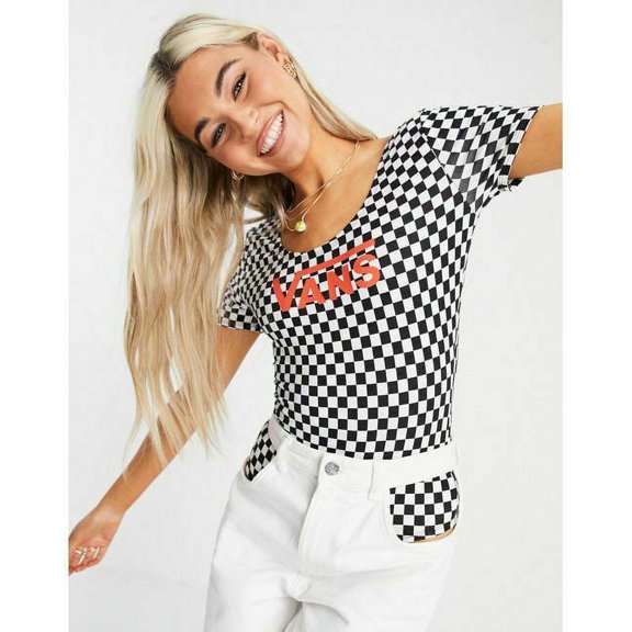 Vans Check V Women's Bodysuit Size S