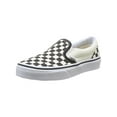 thumbnail image 1 of Vans Classic Slip On Girls Shoes Size 2.5, Color: Checkerboard/Black/White, 1 of 3