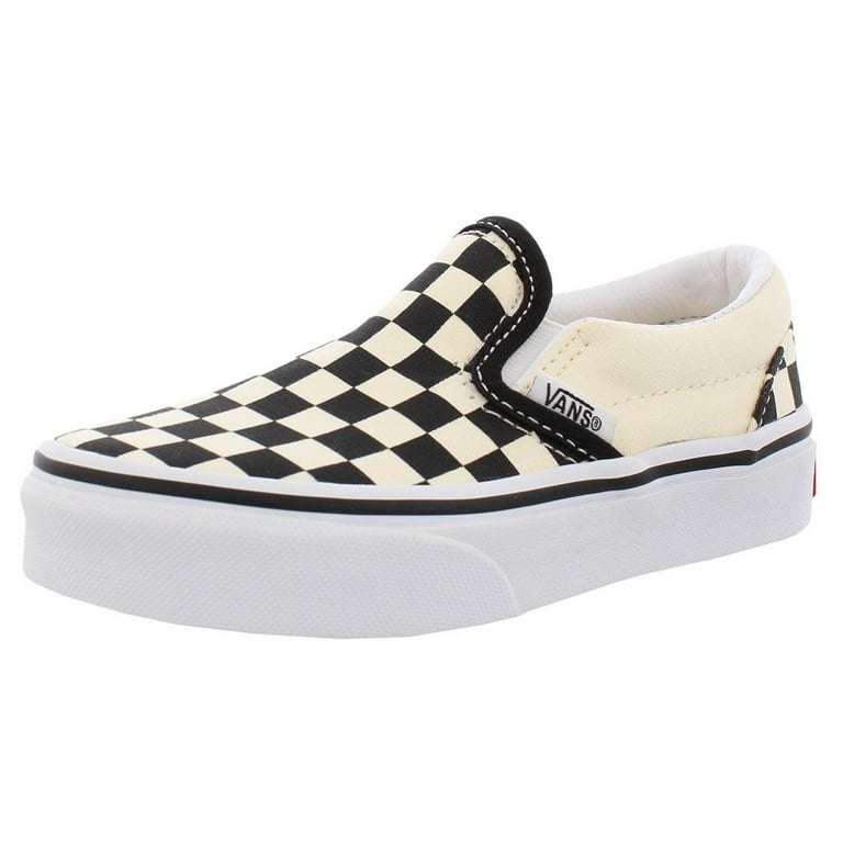 Vans Classic Slip On Girls Shoes Size 1, Color: Checkerboard/Black