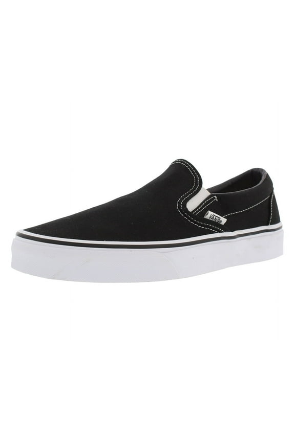 Classic Slip-On Men's Black Sneakers Shoe