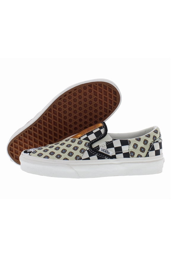 Classic Slip-On Unisex Shoes Size 4.5, Color: Black/True White