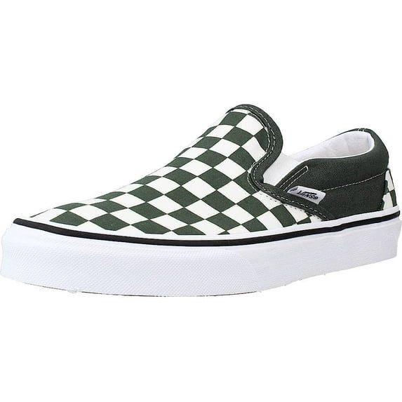 Vans Classic Slip-On Unisex Shoes Size 4.5, Color: Grey/White